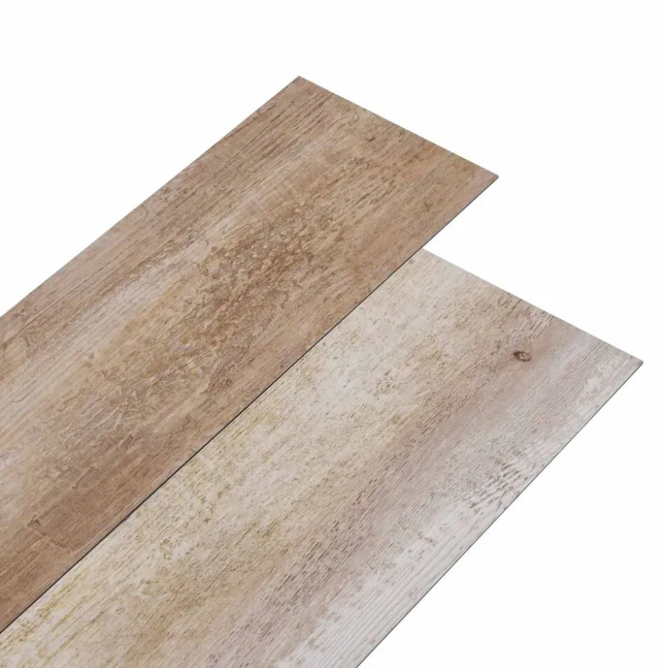vidaXL Vloerplanken 36 pcs Bruin 5,02 m² PVC