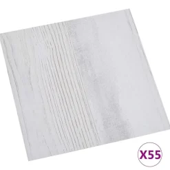 vidaXL Vloerplanken 55 pcs Lichtgrijs 5,11 m² PVC