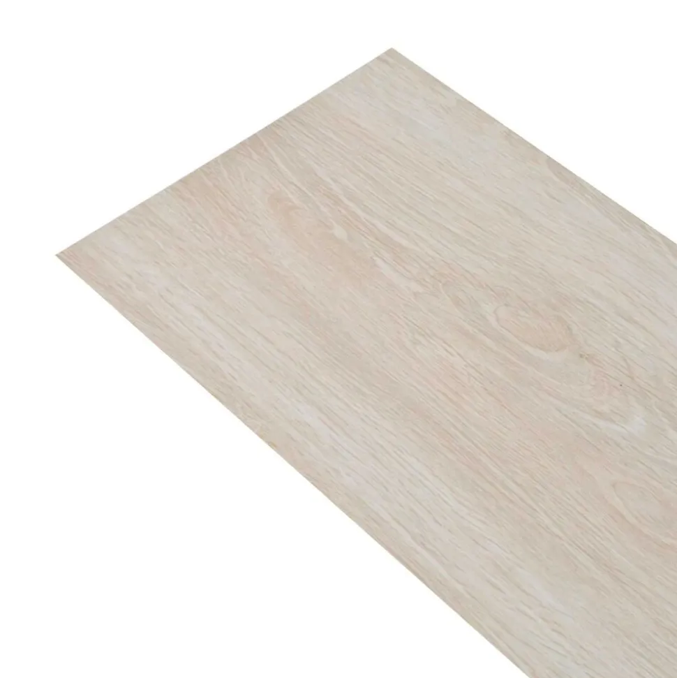 vidaXL Vloerplanken 36 pcs Eiken Klassiek Wit 5,02 m² PVC