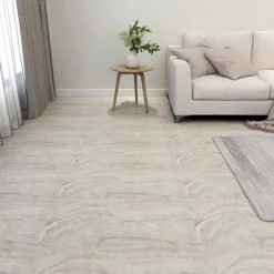 vidaXL Vloerplanken 55 pcs Beige 5,11 m² PVC