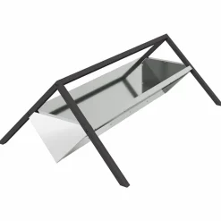 vidaXL Voederbak voor vee Zilver 111 x 76 x 38 cm Gegalvaniseerd staal