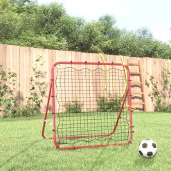 vidaXL Voetbal kickback rebounder verstelbaar 96x80x96 cm staal en PE