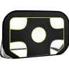 vidaXL Voetbaldoel met doelwit 120x80x80 cm polyester