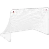 vidaXL Voetbaldoel Wit 122x81x81 cm Staal