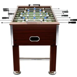 vidaXL Voetbaltafel 60 kg 140x74,5x87,5 cm staal bruin