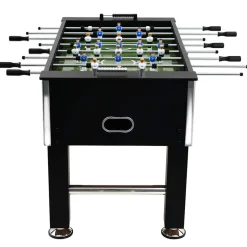 vidaXL Voetbaltafel 60 kg 140x74,5x87,5 cm staal zwart
