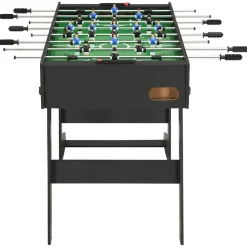 vidaXL Voetbaltafel inklapbaar 121x61x80 cm zwart