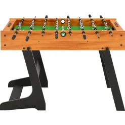 vidaXL Voetbaltafel inklapbaar 121x61x80 cm lichtbruin