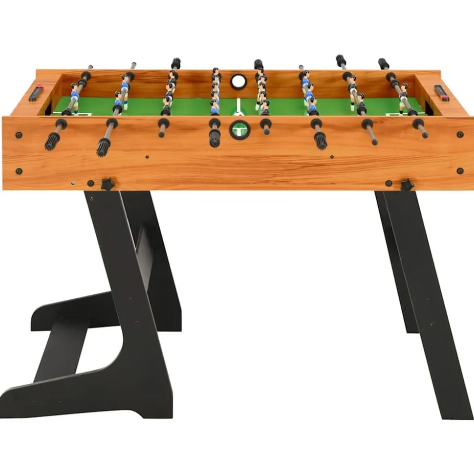 vidaXL Voetbaltafel inklapbaar 121x61x80 cm lichtbruin