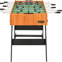 vidaXL Voetbaltafel inklapbaar 121x61x80 cm lichtbruin