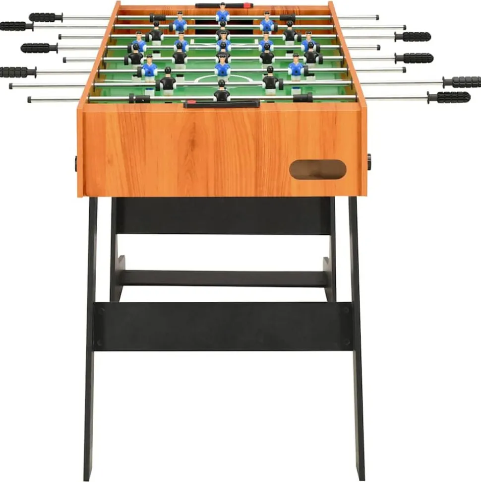 vidaXL Voetbaltafel inklapbaar 121x61x80 cm lichtbruin