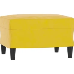 vidaXL Voetenbank 60x50x41 cm fluweel geel