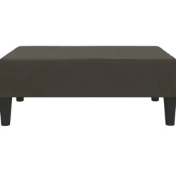 vidaXL Voetenbank 78x56x32 cm fluweel donkergrijs