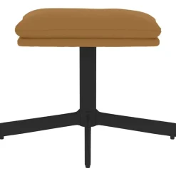 vidaXL Voetenbank 60x60x36 cm fluweel bruin