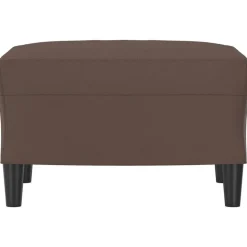 vidaXL Voetenbank 60x50x41 cm kunstleer bruin