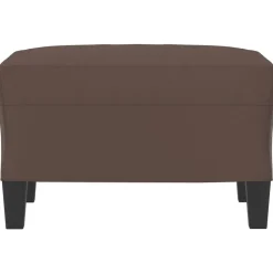 vidaXL Voetenbank 60x50x41 cm kunstleer bruin