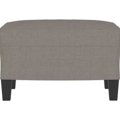 vidaXL Voetenbank 60x50x41 cm stof taupe