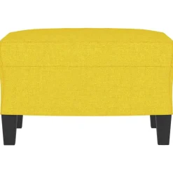 vidaXL Voetenbank 60x50x41 cm stof geel