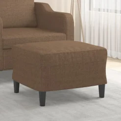 vidaXL Voetenbank 60x50x41 cm stof bruin