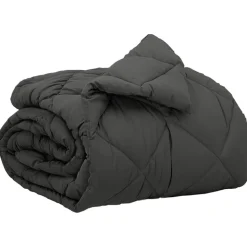 vidaXL Vol jaar dekbed Antraciet 135 x 200 cm Microfiber