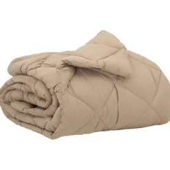 vidaXL Vol jaar dekbed Taupe 135 x 200 cm Microfiber
