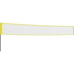 vidaXL Volleybalnet 823x244 cm PE-stof geel en zwart