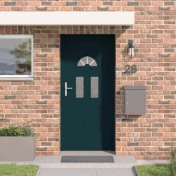 vidaXL Voordeur 98x198 cm PVC wit