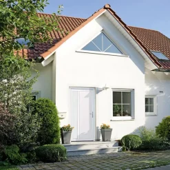 vidaXL Voordeur 98x200 cm PVC wit