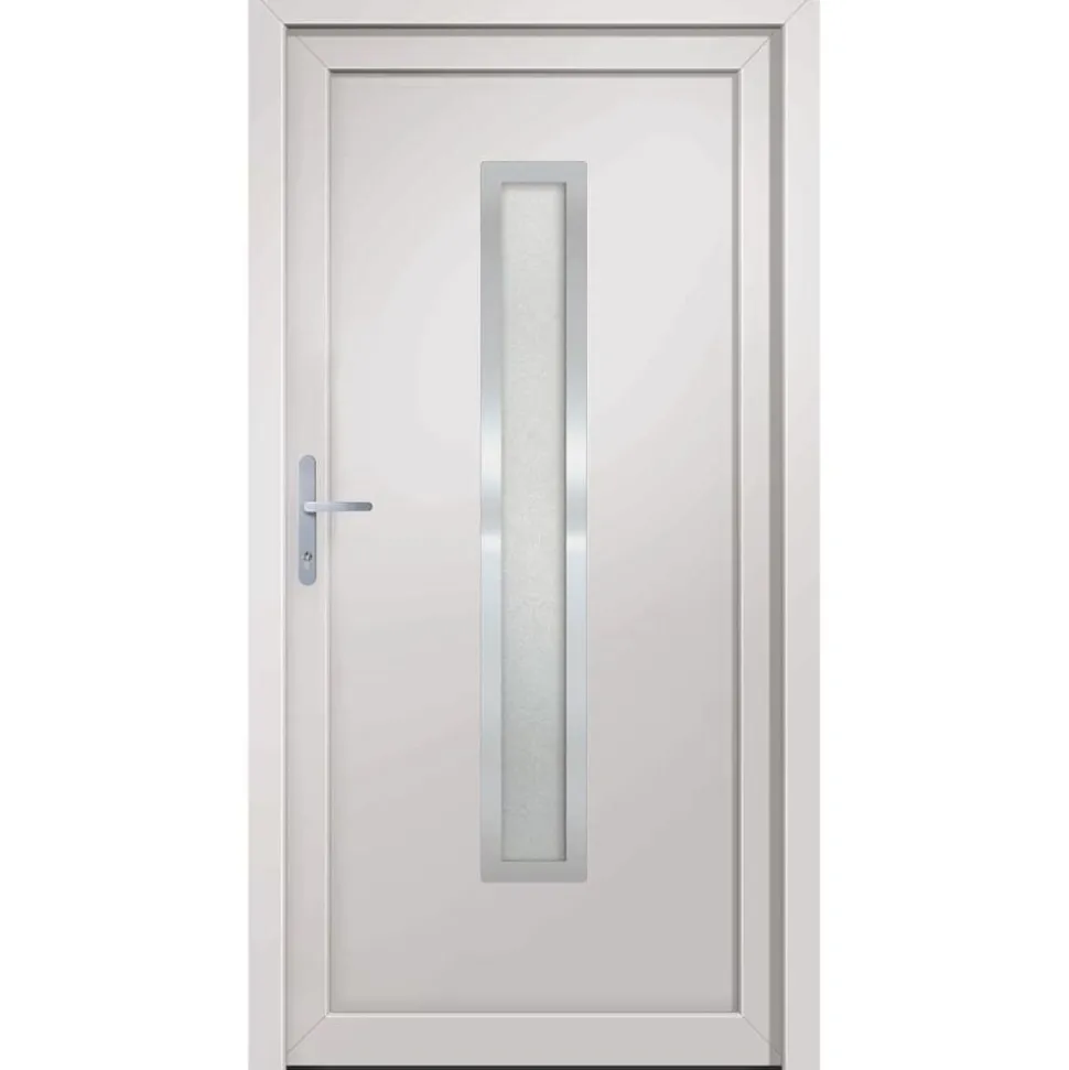 vidaXL Voordeur 88x200 cm PVC wit