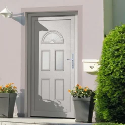 vidaXL Voordeur 88x208 cm PVC wit