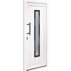 vidaXL Voordeur 88x200 cm PVC wit