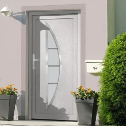 vidaXL Voordeur 88x200 cm PVC wit