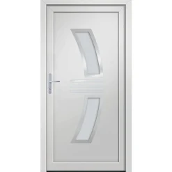 vidaXL Voordeur 88x200 cm PVC wit