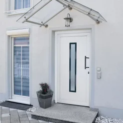 vidaXL Voordeur 88x200 cm PVC wit