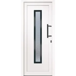 vidaXL Voordeur 88x200 cm PVC wit