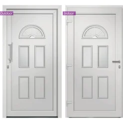 vidaXL Voordeur 88x208 cm wit