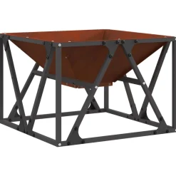 vidaXL Vuurkorf Bruin 50 x 50 x 35 cm Cortenstaal