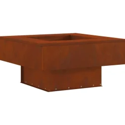vidaXL Vuurkorf Bruin 60 x 60 x 30 cm Cortenstaal