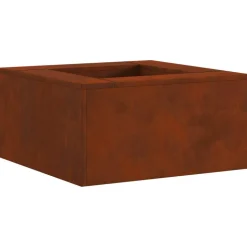 vidaXL Vuurkorf Bruin 60 x 60 x 30 cm Cortenstaal