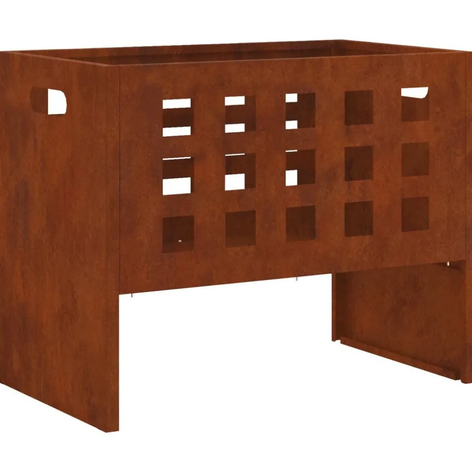 vidaXL Vuurkorf Bruin 50 x 30 x 40 cm Staal