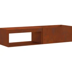 vidaXL Vuurkorf Bruin 160 x 45 x 35 cm Staal