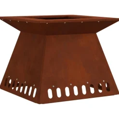 vidaXL Vuurkorf Bruin 48 x 48 x 40 cm Cortenstaal