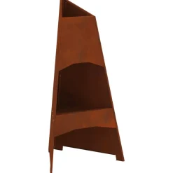 vidaXL Vuurkorf Bruin 50 x 50 x 95 cm Cortenstaal