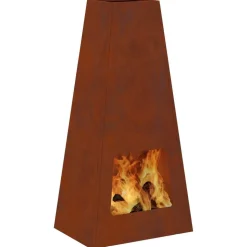 vidaXL Vuurkorf Bruin 50 x 35 x 100 cm Cortenstaal