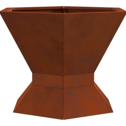 vidaXL Vuurkorf Bruin 50 x 50 x 40 cm Cortenstaal
