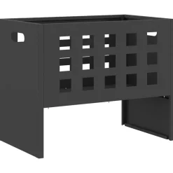 vidaXL Vuurkorf Zwart 50 x 30 x 40 cm Staal