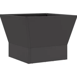vidaXL Vuurkorf Zwart 40 x 40 x 35 cm Staal
