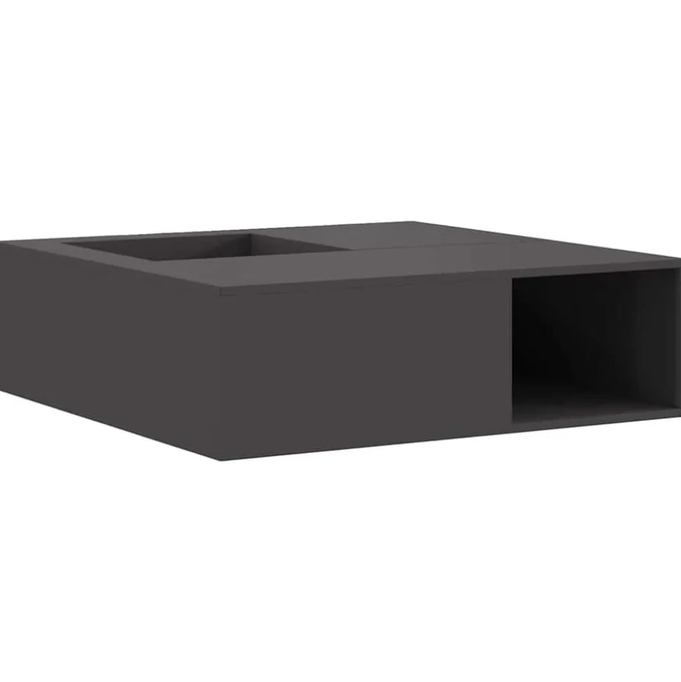 vidaXL Vuurkorf Zwart 100 x 100 x 30 cm Staal