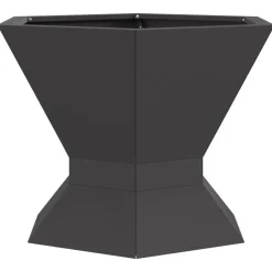 vidaXL Vuurkorf Zwart 50 x 50 x 40 cm Staal