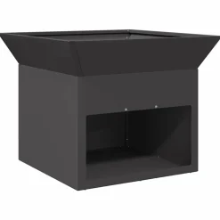 vidaXL Vuurkorf Zwart 50 x 50 x 40 cm Staal